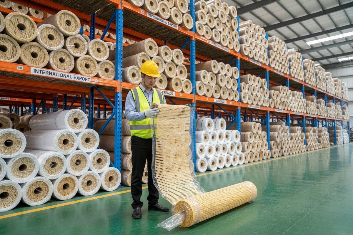 Bulk Rattan Color Consistency Ensuring color consistency when ordering bulk bleached rattan through samples and standardized protocols (ID#5)