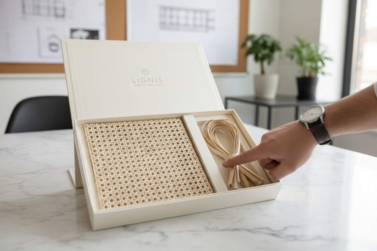 Distinguishing Rattan Material Types Distinguishing between woven rattan cane webbing sheets and individual flat rattan peel strips (ID#2)