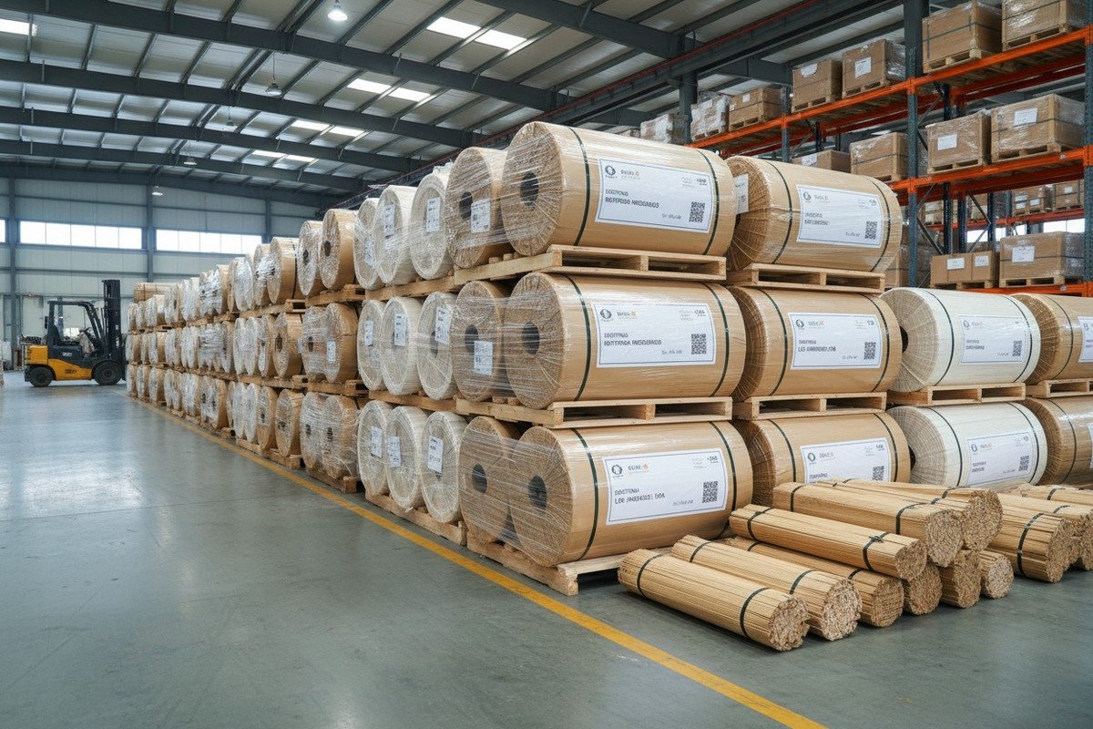 Sourcing Quality Rattan Materials Sourcing high quality Indonesian rattan materials with consistent width and uniform color (ID#5)