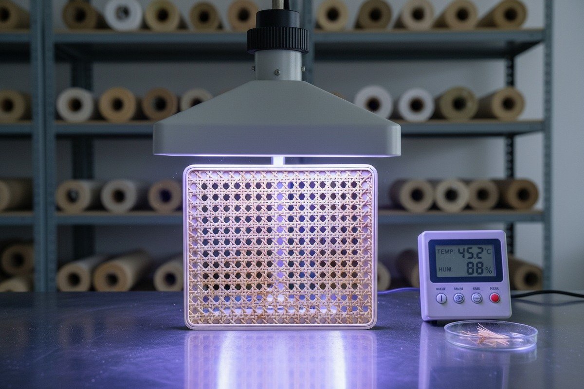 High-quality Grade A rattan material showing dense fiber structure for better sun resistance (ID#4)