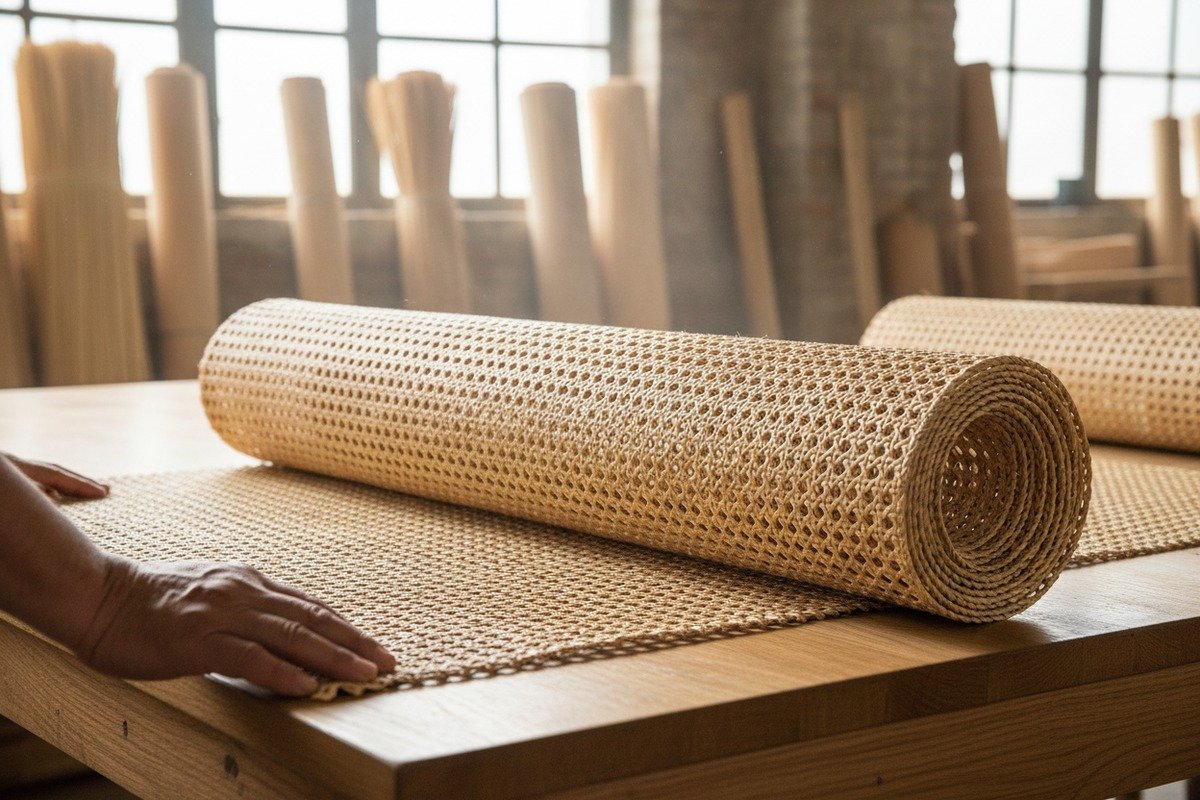Vergleich der Haltbarkeit verschiedener Sorten von natürlichem Rattan-Rohrgeflecht (ID#1)