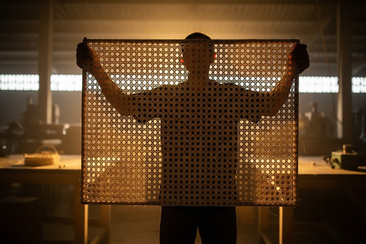 Rattan-Rohrgeflecht der Güteklasse A zur Aufrechterhaltung der Möbelspannung und strukturellen Festigkeit (ID#3)