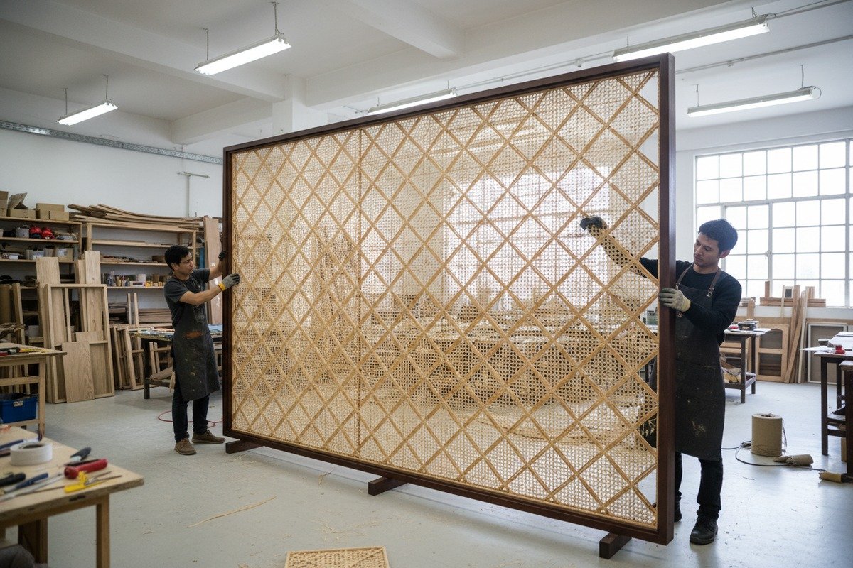 Rattan Roll Price Comparison Price comparison between forty inch wide rattan rolls and standard sixteen inch options (ID#4)