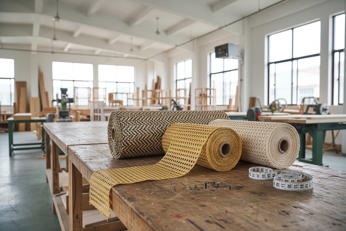 Standardrolle aus Rattankorbgeflecht für die Möbelherstellung und den Großhandel (ID#1)