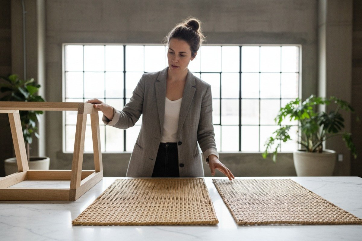 Rattan cane webbing thickness and its impact on furniture load-bearing capacity (ID#1)