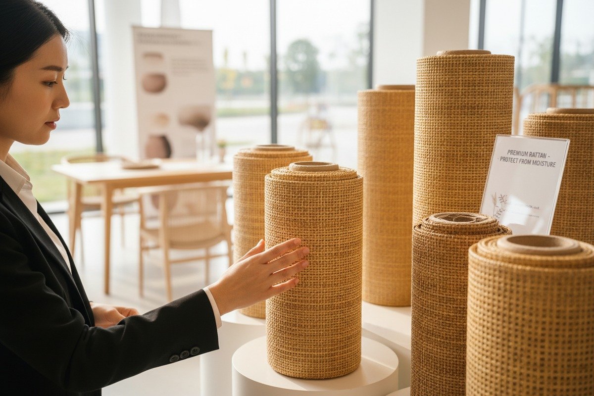 Erhaltung der Qualität von Rattanimaterial Natürliches Öl auftragen, um die hochwertige Oberfläche und Integrität von Rattangeflecht zu erhalten (ID#5)