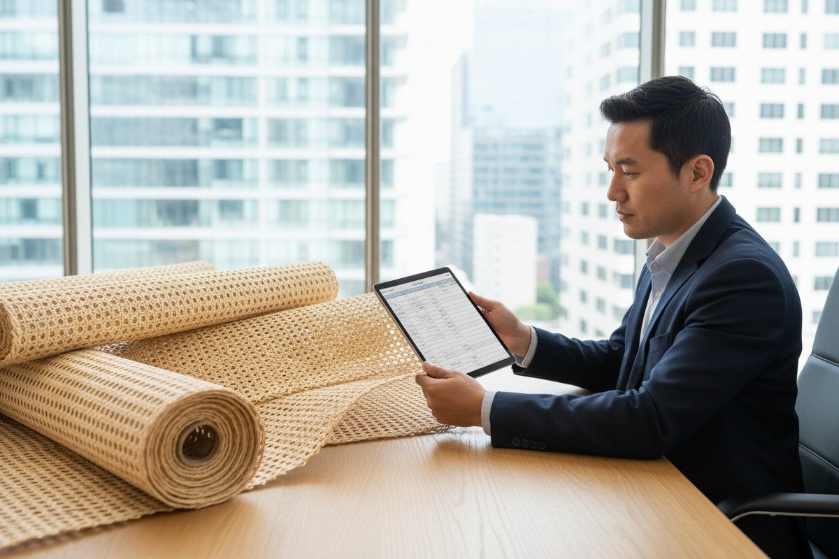 Factors influencing rattan cane webbing prices for wholesale sourcing (ID#1)