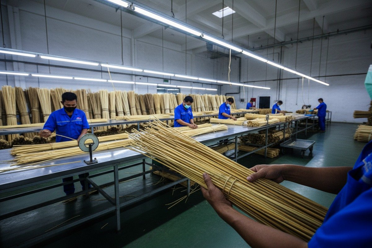 Ensuring consistent quality in bulk rattan cane webbing orders through material specifications and sampling (ID#2)