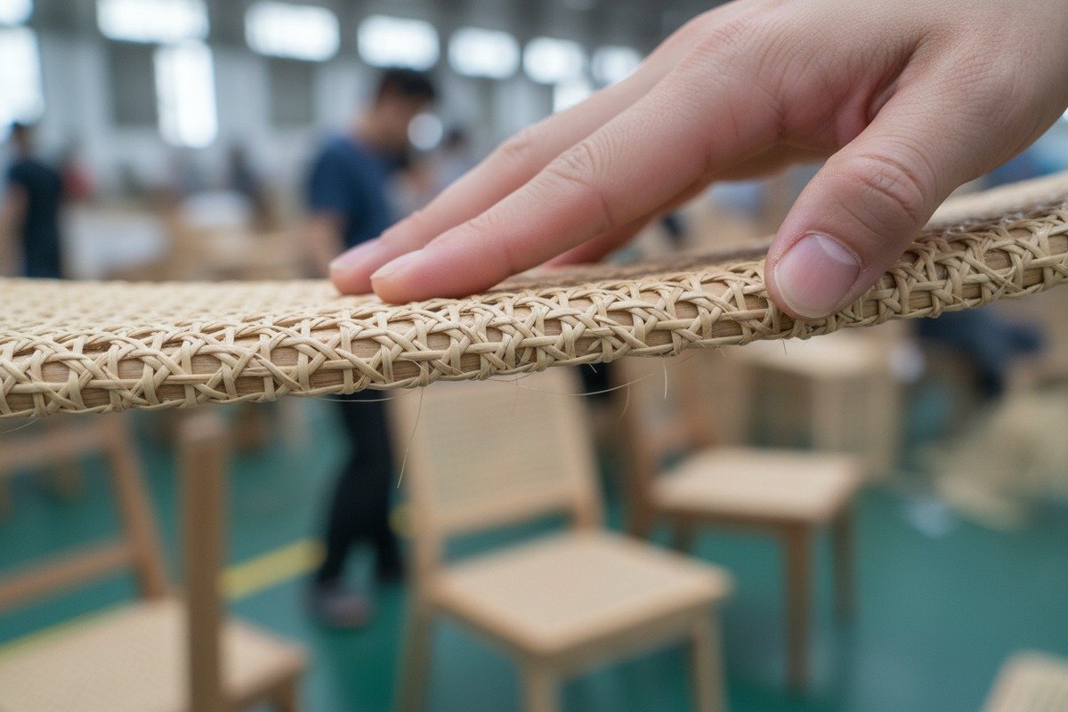 Aplicación de aceite de mantenimiento de ratán Aplicación adecuada de aceite de mantenimiento en la parte inferior de la rejilla de ratán (ID#5)