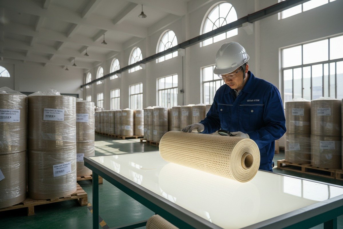 Verifying rattan material grade through physical samples and inspecting weave uniformity (ID#3)