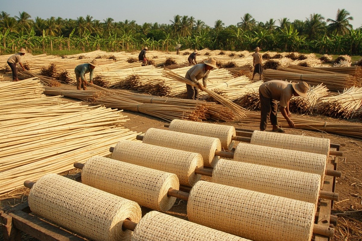 Сообщение стандартов цвета с использованием ссылок Pantone и типов отделки во избежание несоответствия рулонов ротанга (ID#4)