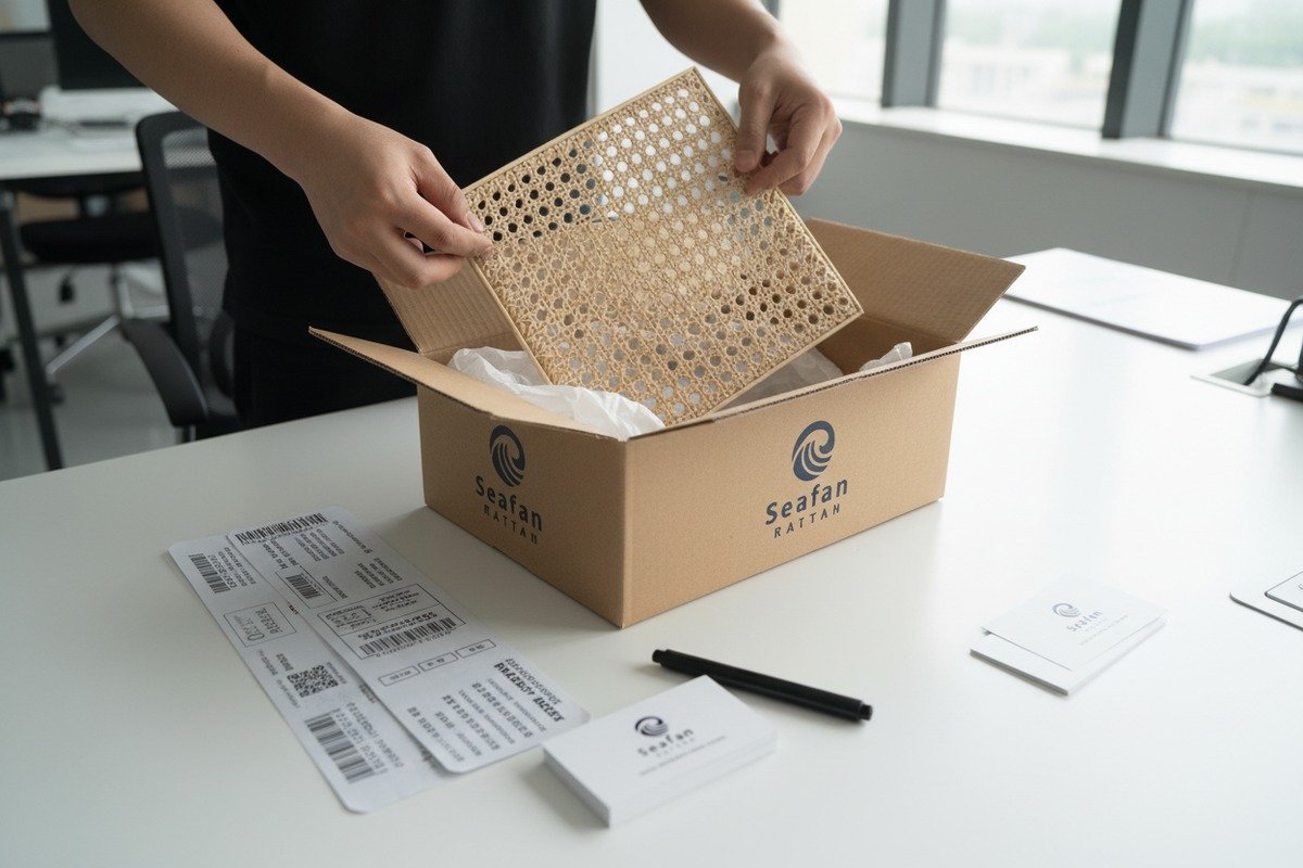 Поиск оптового поставщика с перерабатывающими мощностями для гарантии однородного цвета ротанговых материалов (ID#5)