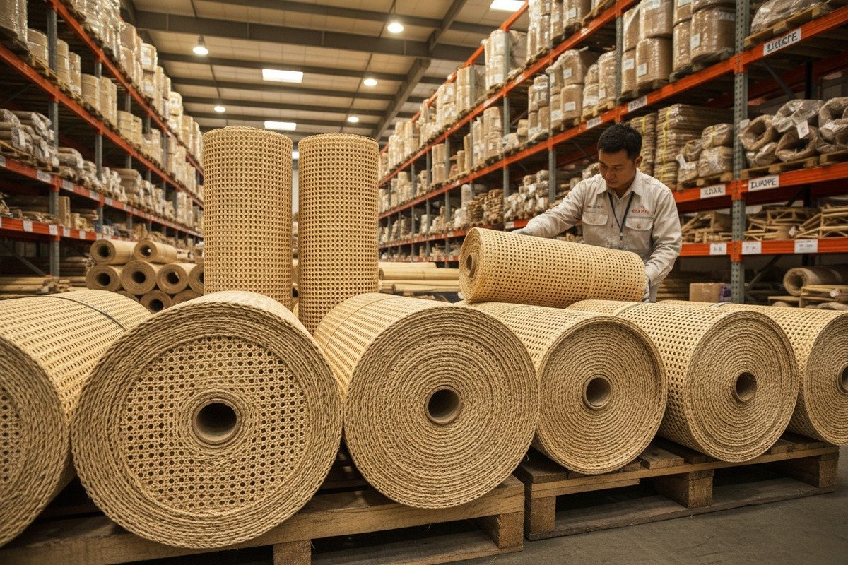 Fixing sagging cane webbing by dampening fibers to restore tension and maintain furniture shape (ID#5)