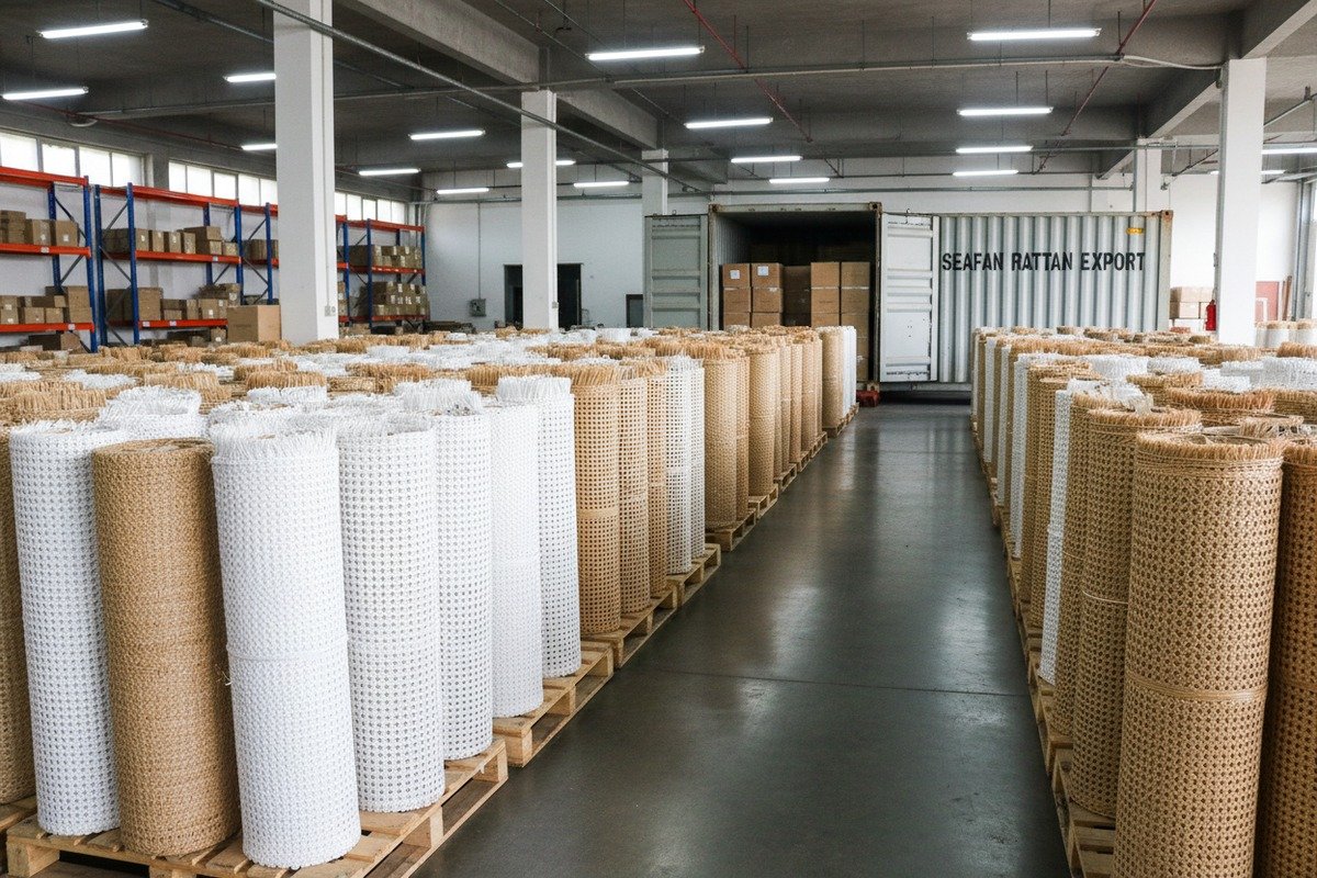 Maintaining tension in rattan furniture through monthly misting and controlled indoor humidity (ID#5)