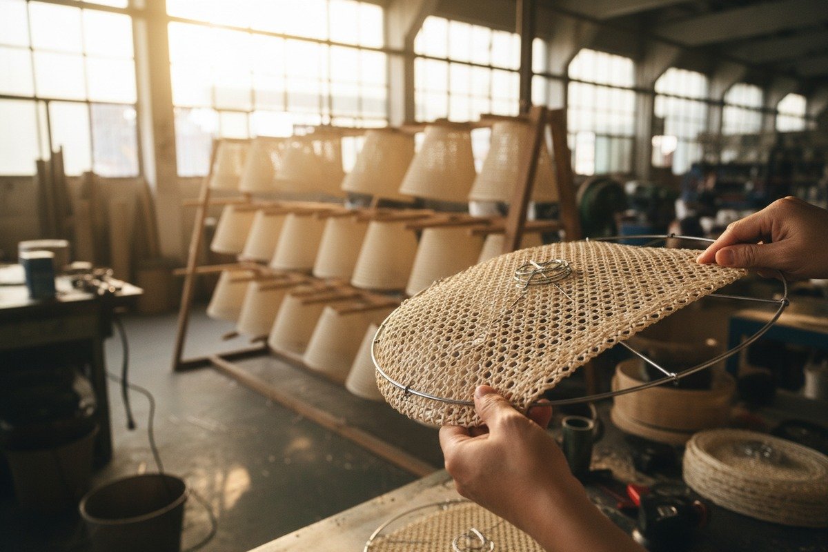 Eco-friendly rattan cane webbing reducing manufacturing costs while maintaining brand quality (ID#4)