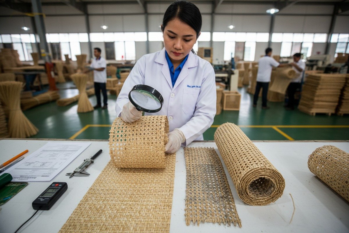 Resiliencia de la fibra de ratán de calidad Tejido de ratán de alta calidad Grado A con fibras densas para una mejor recuperación de la humedad (ID#5)