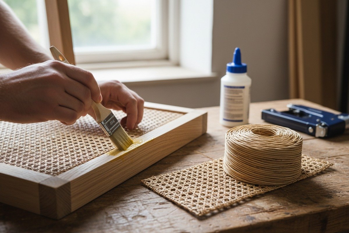 Selección de adhesivos de alta calidad adecuados para unir caña de ratán natural a muebles (ID#1)