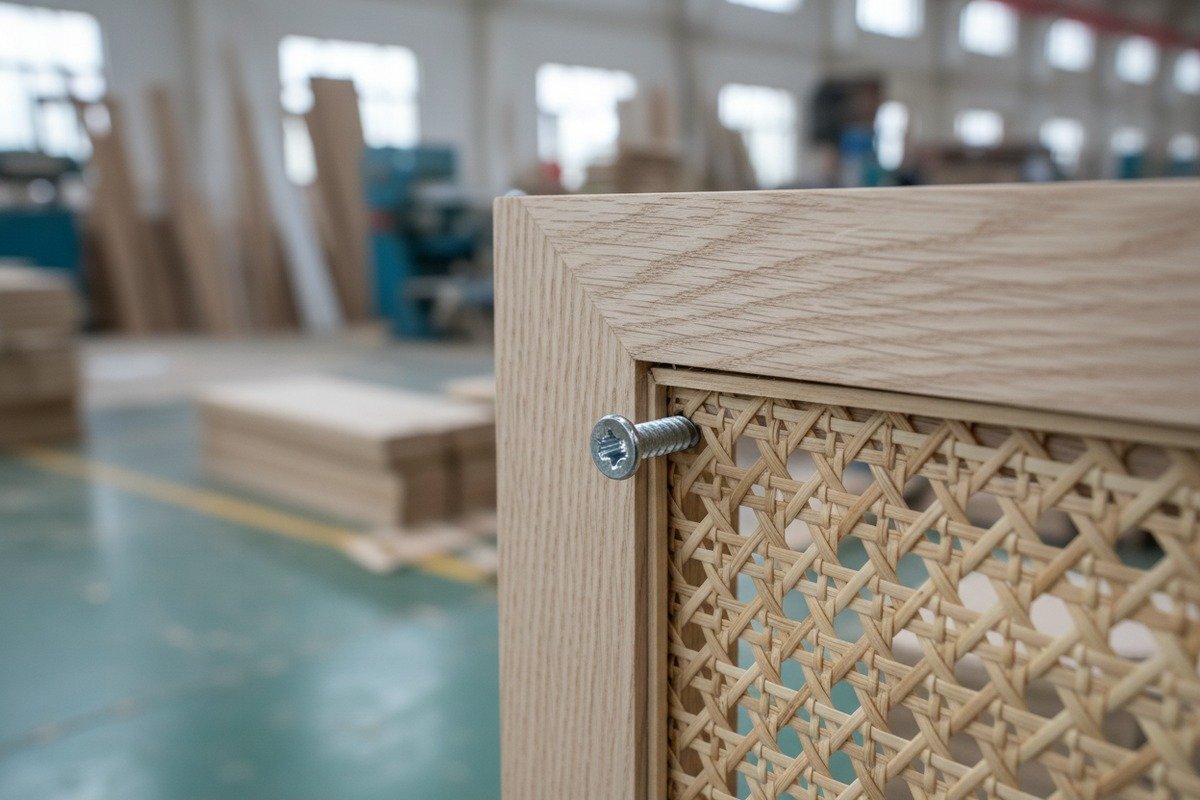 Ästhetische Holz-Rattan-Kombinationen Ästhetische Kombinationen aus hellen Hölzern und gebleichtem Rattan für moderne Möbelkollektionen (ID#4)