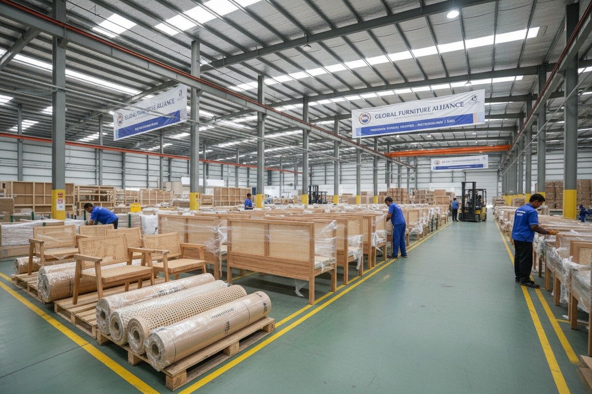 Langlebige Export-Rattanrahmen Massivholzrahmen aus Esche und Eiche gewährleisten die Haltbarkeit von Rattanmöbelprodukten in Exportqualität (ID#5)