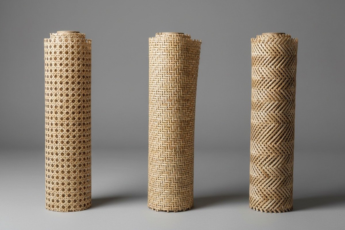 Instalación de malla de ratán empapada en un marco de madera utilizando una cuña para una tensión uniforme (ID#3)