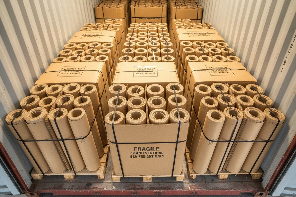 Customized private-label packaging and branded labeling for wholesale rattan webbing orders (ID#4)