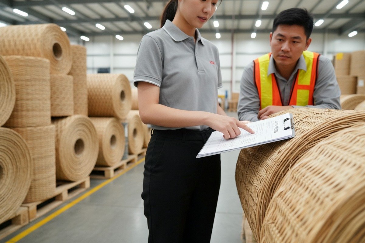 Essential Rattan Import Documents Core documents including commercial invoice and phytosanitary certificate for importing rattan cane webbing (ID#2)