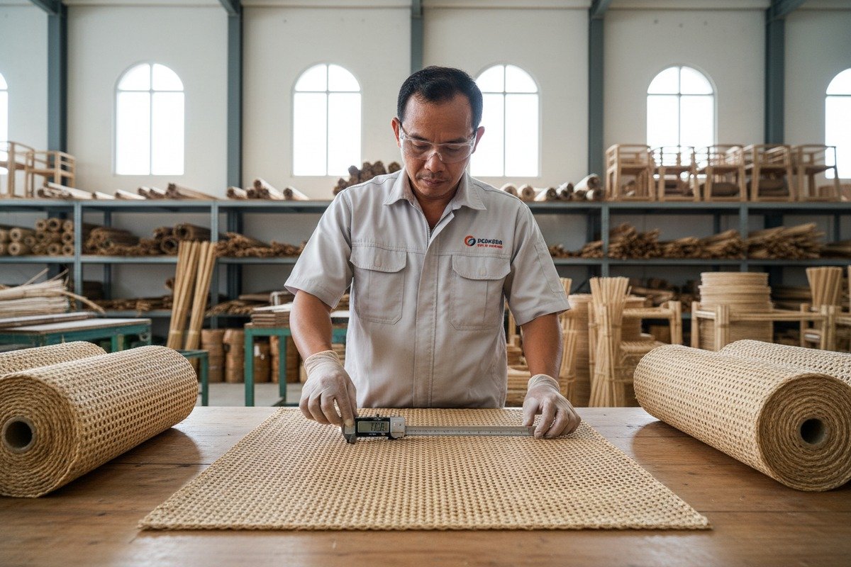 Clasificación de los grados de calidad de la tela de ratán para abastecimiento profesional y fabricación de muebles (ID#1)