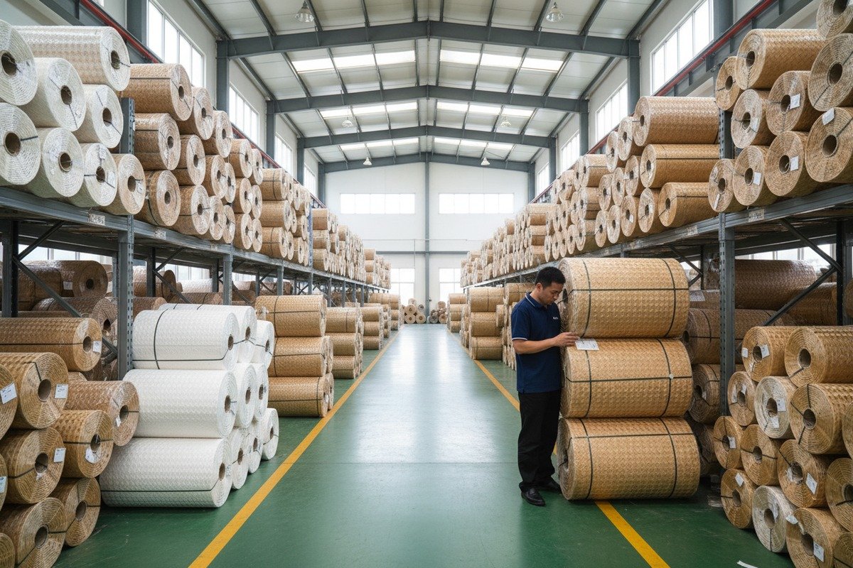 Maintaining consistent quality standards for bulk orders of various rattan cane webbing grades (ID#5)