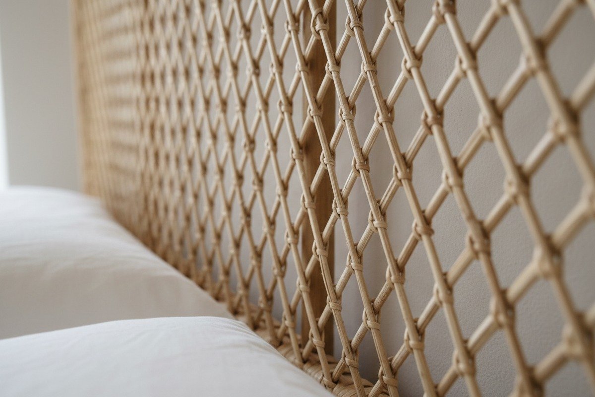 Natural rattan vs synthetic materials highlighting biodegradability and low environmental impact for projects (ID#3)