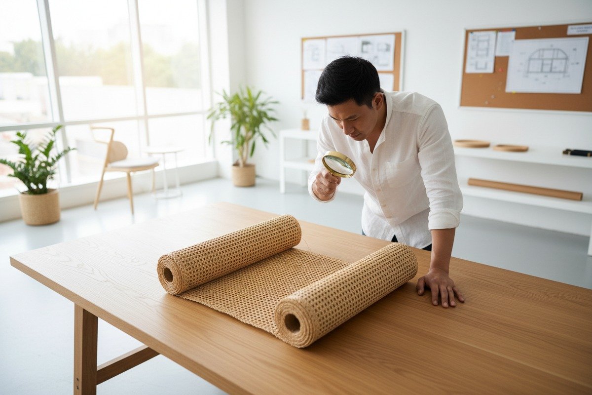 Natural rattan cane webbing comparison between Chinese and Southeast Asian wholesale suppliers (ID#1)