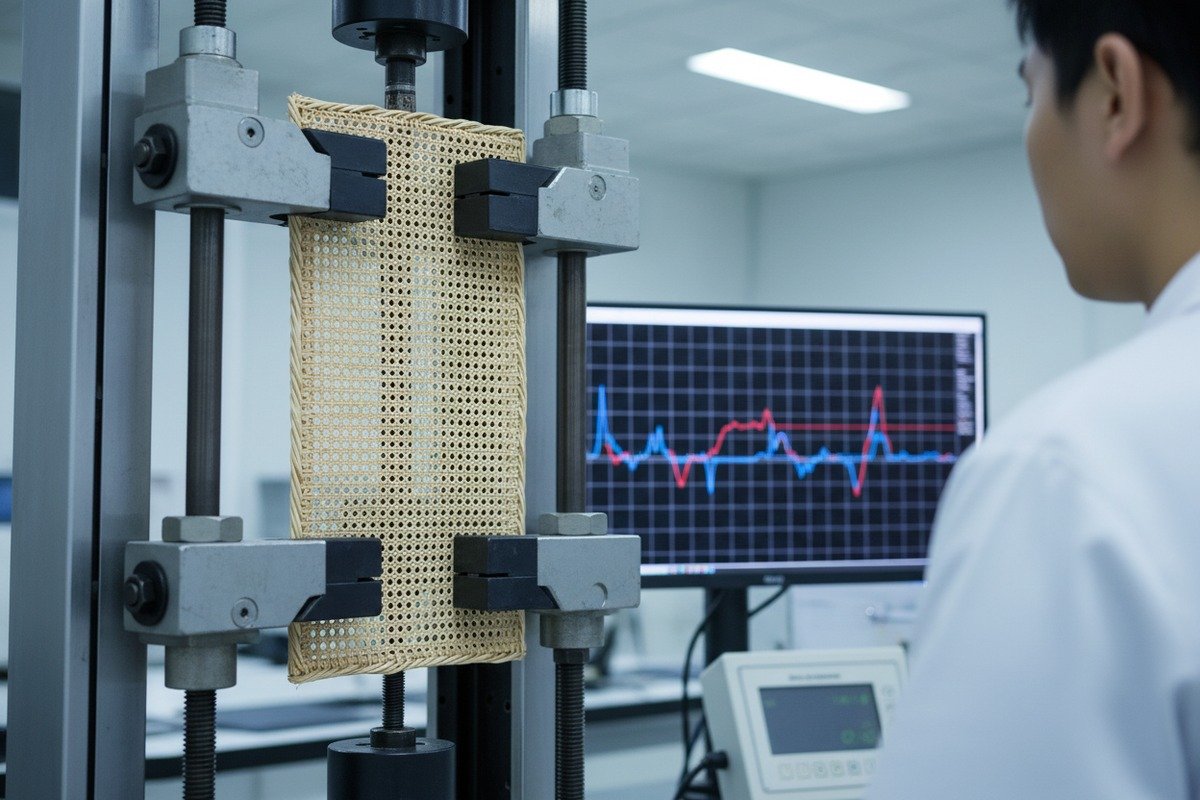 Ensuring consistent rattan toughness across wholesale orders using statistical sampling and batch-level certificates (ID#5)