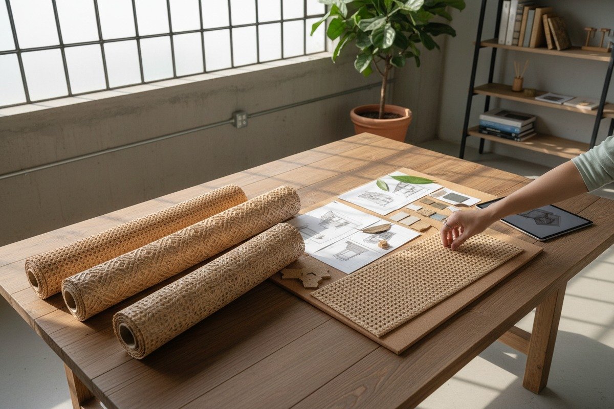 Global market price trends for natural rattan cane webbing materials and wholesale supplies (ID#1)