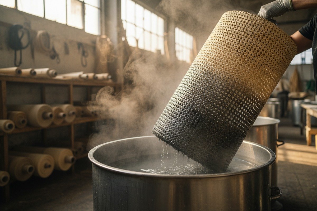 Kundenspezifisch gefärbtes Rattan-Rohrgeflecht für verschiedene Möbeldesignprojekte (ID#1)