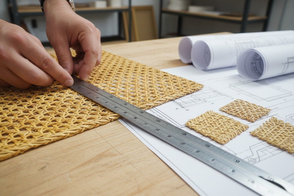 Anpassung von Rattanrohrgeflechtmustern und -größen für einzigartige Möbelproduktionslinien (ID#2)