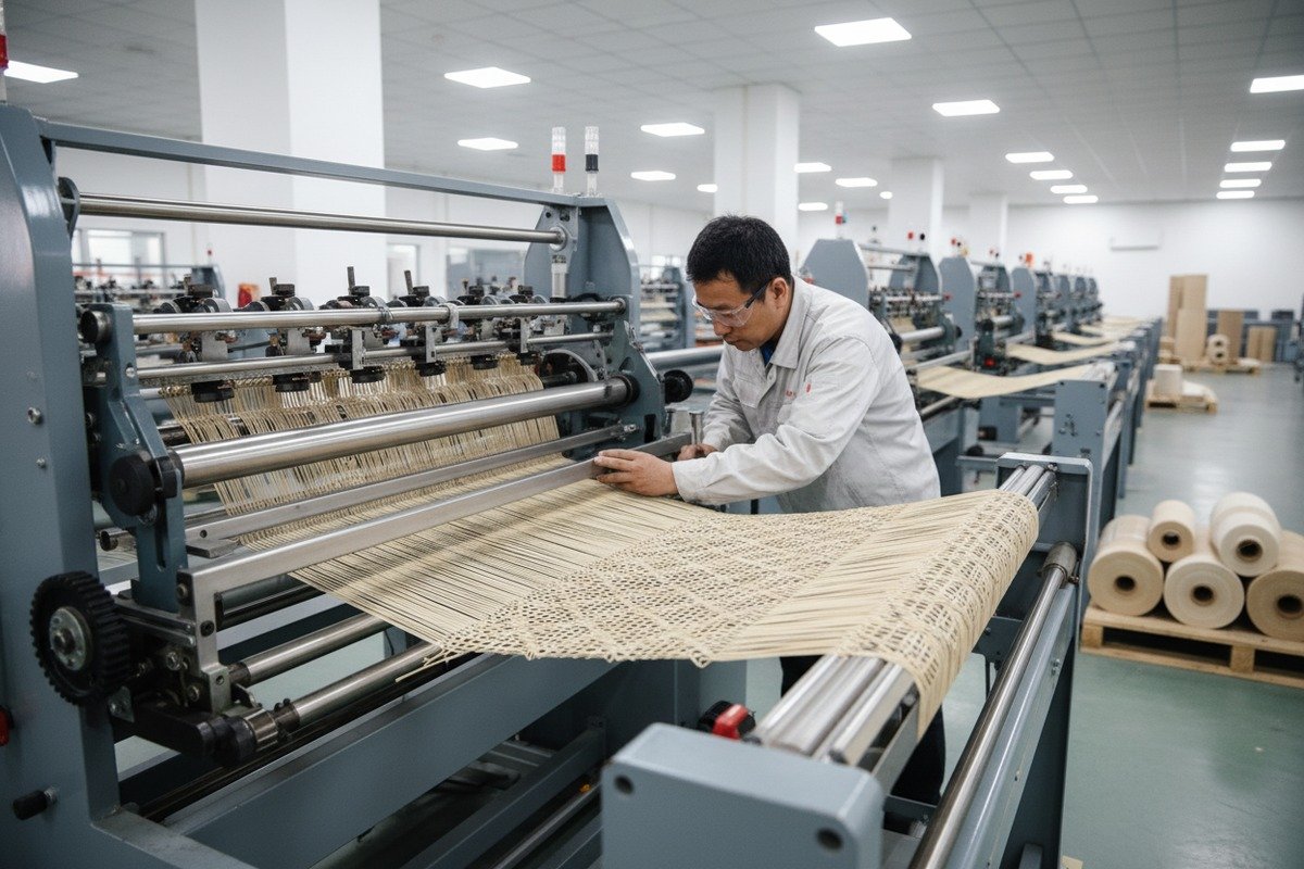 Manufacturing timeline for custom rattan cane webbing specifications and complex weave patterns (ID#2)