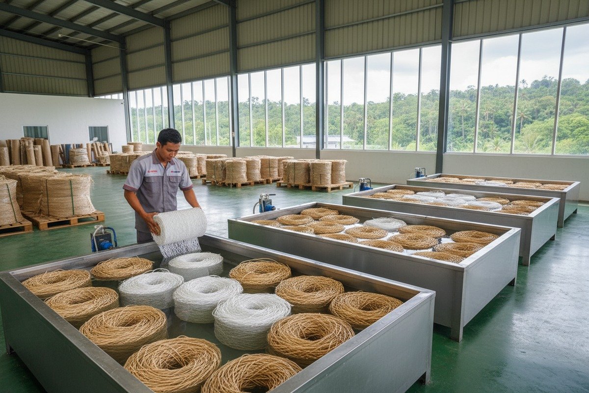 Ratán natural vs. sintético Comparing natural rattan cane webbing and synthetic plastic webbing for soaking requirements (ID#5)