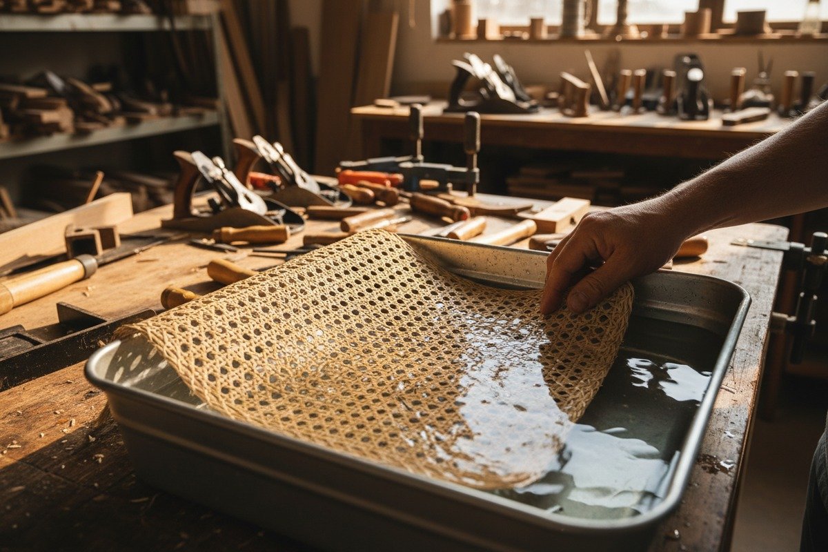 Manejo de envíos dañados por la humedad Inspeccionar envíos a granel de ratán en busca de daños por humedad y moho al llegar al almacén (ID#3)