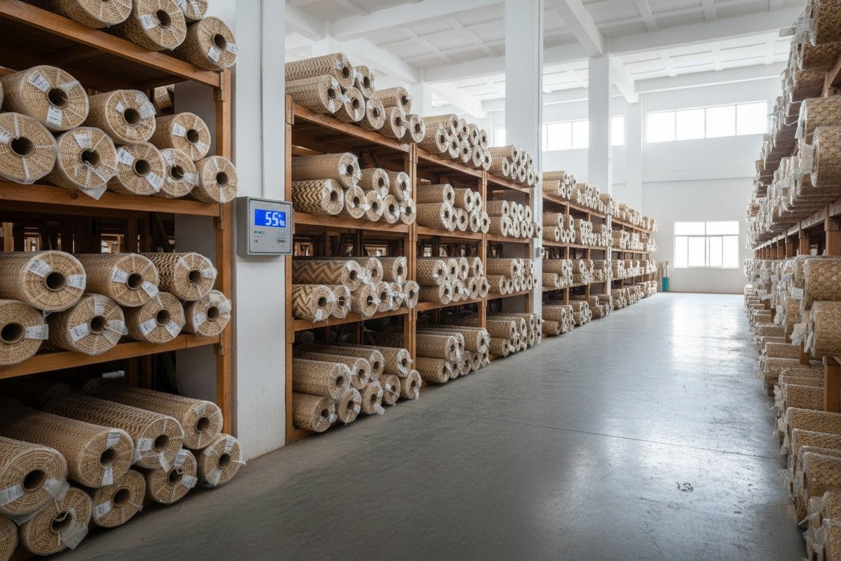 Auftragen von Leinöl oder Mineralöl, um Rattan-Rohrgeflecht geschmeidig und glänzend zu halten (ID#5)