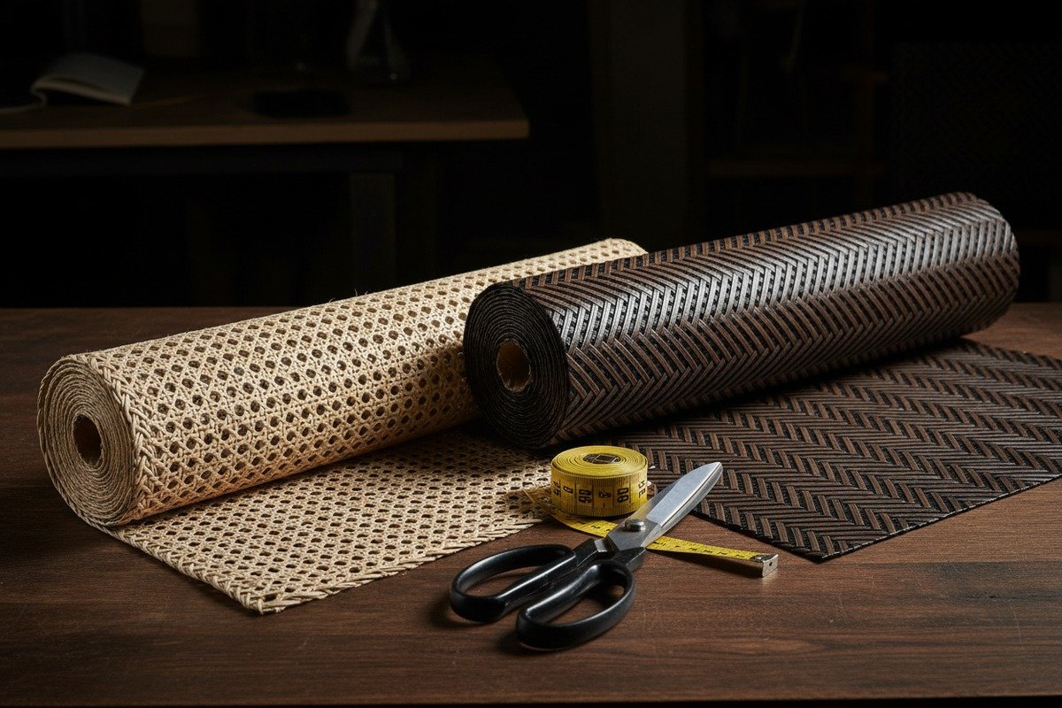 Signs of Rattan Damage Identifying signs of damage like cracking or sagging in rattan webbing for care (ID#4)