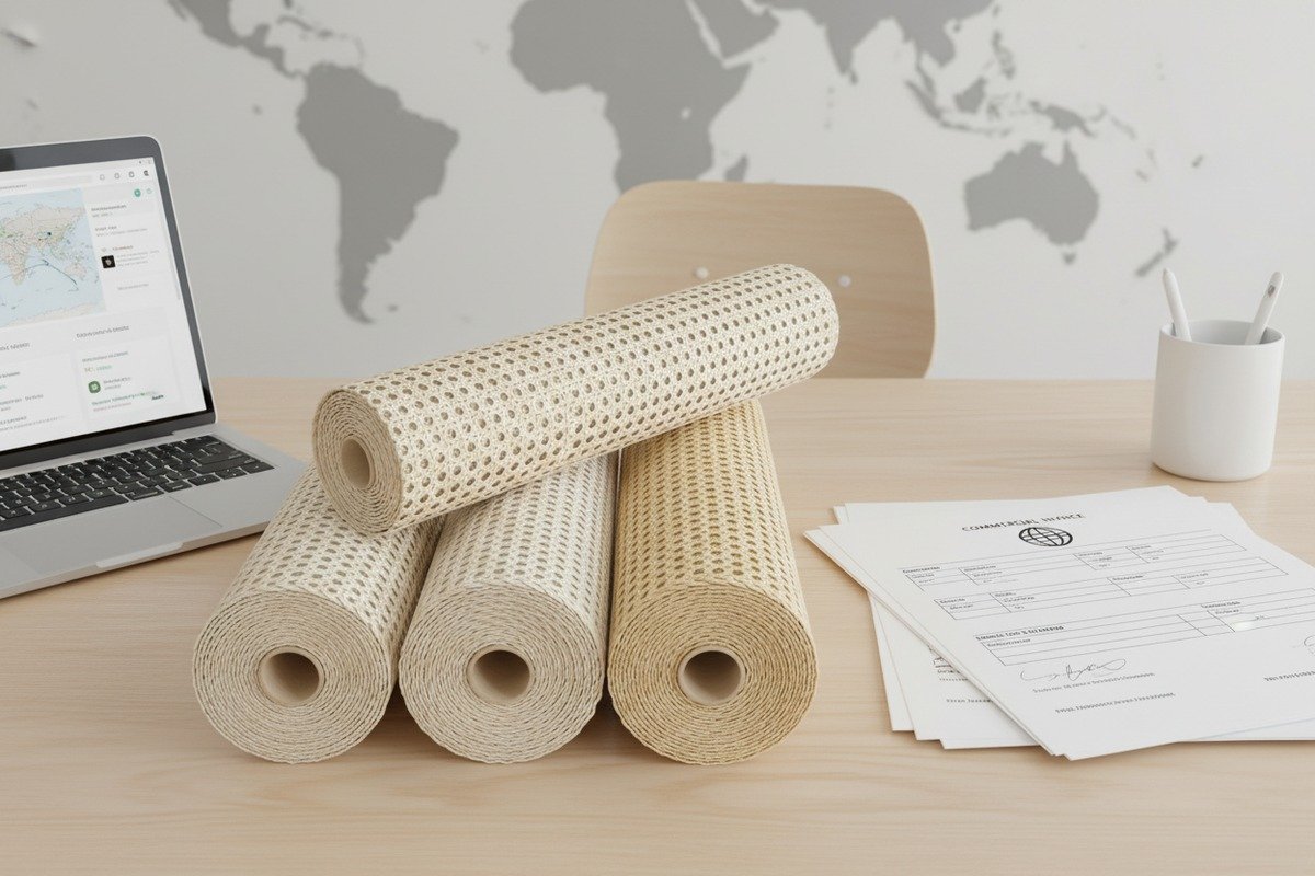 Procédures essentielles pour l'importation de cannage en rotin de haute qualité pour la fabrication de meubles (ID#1)