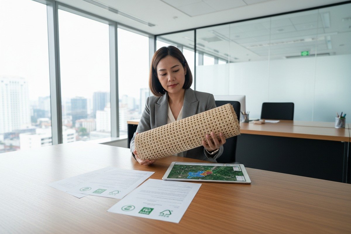 Verifying sustainable rattan sourcing through forest management certifications and supply chain traceability (ID#2)