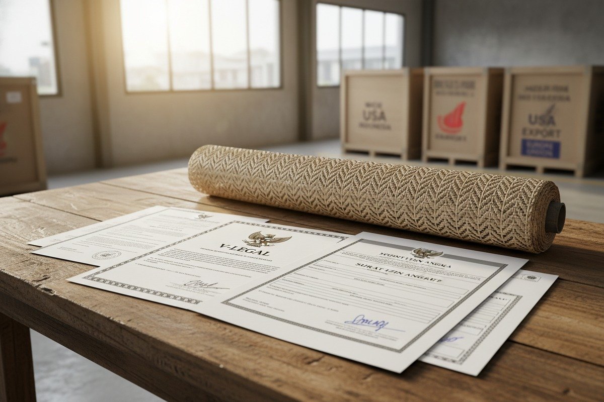 Umweltfreundliche Lieferkette für Großhändler Bewertung umweltfreundlicher Rattan-Großhändler durch Überprüfung von Zertifizierungen und Transparenz der Lieferkette (ID#4)