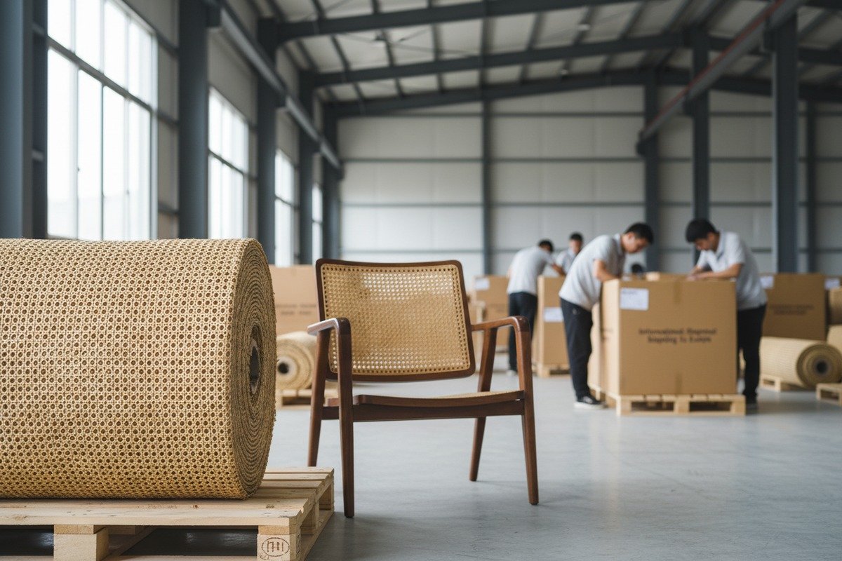 Mimbre de ratán natural comparado con materiales plásticos en cuanto a sostenibilidad ambiental (ID#1)