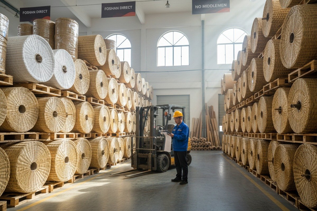 Factory direct sourcing eliminates middlemen to lower rattan cane webbing roll prices (ID#3)