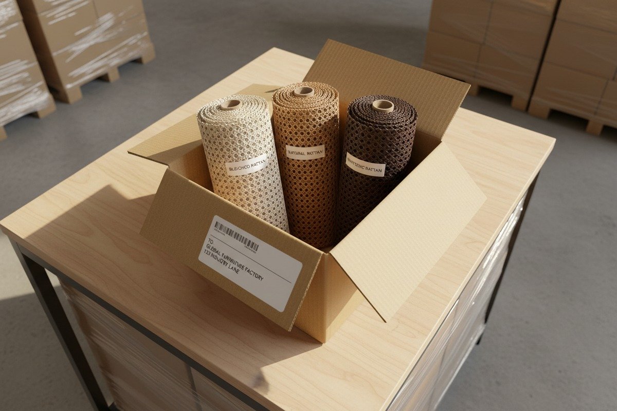 Anpassung von Rattanrohrgeflechtmustern mit spezifischen Webmustern und Qualitäten für Fabrikanforderungen (ID#5)