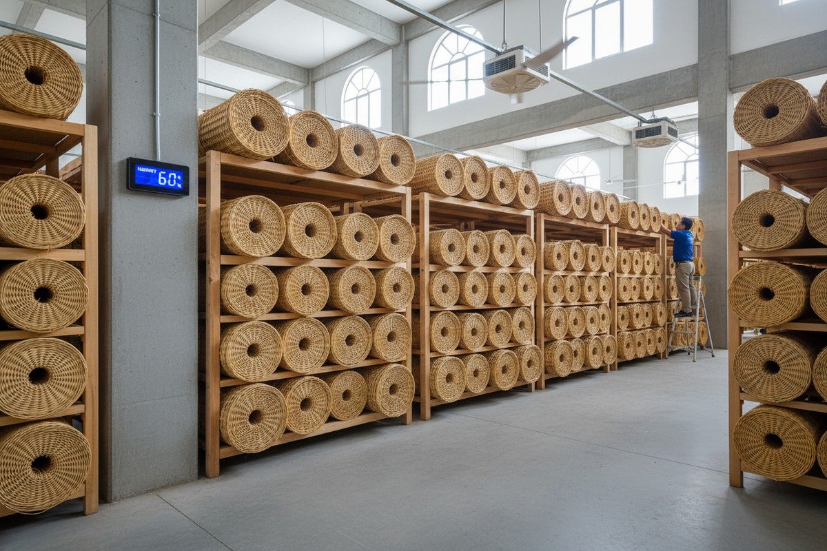 Rattan Inventory Maintenance Guide Expert guidance on storing and maintaining bulk rattan inventory with humidity and UV protection. (ID#4)