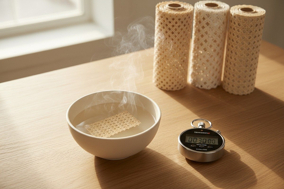 High-grade rattan material with uniform thickness and dense fibers for long-term furniture durability (ID#3)