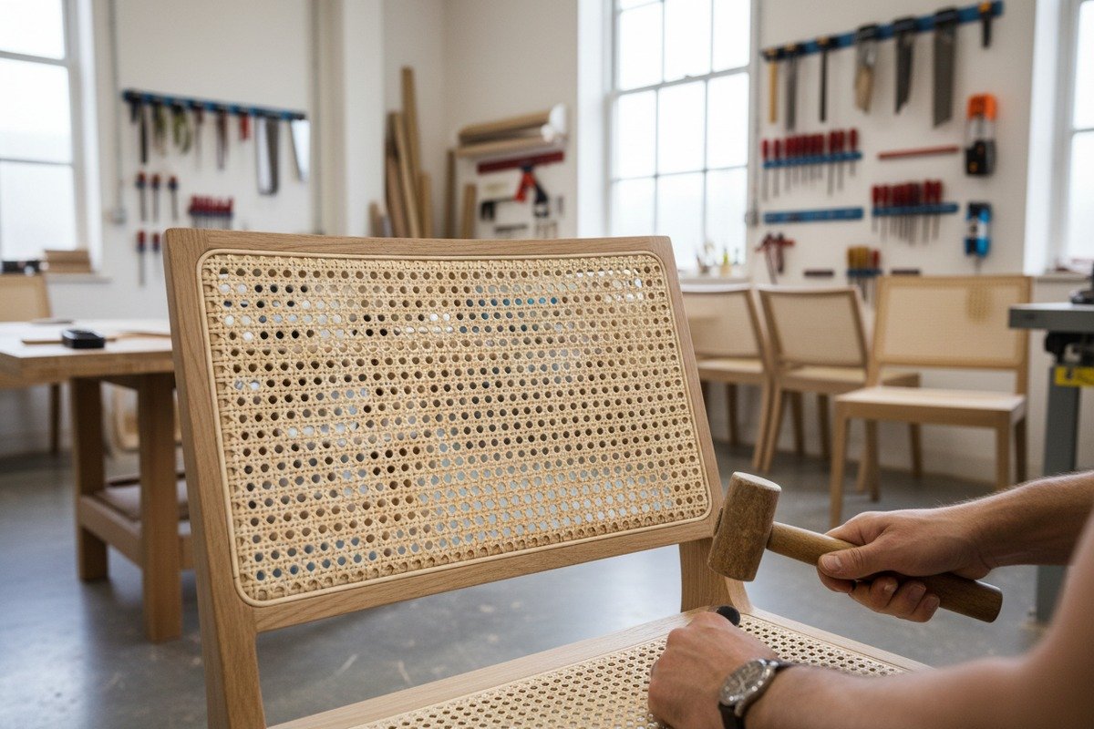 Production lead times for sourcing custom-width rattan cane webbing from China (ID#5)