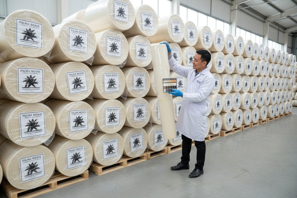 Grade A Quality Standards Quality control inspection for Grade A rattan mesh size consistency and production standards (ID#4)