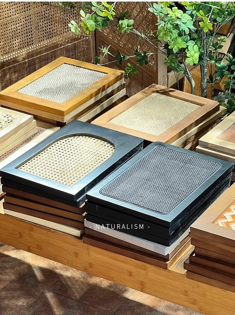 Rattan webbing furniture application